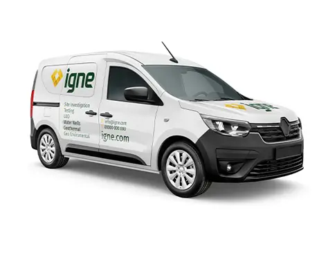 igne vehicle graphic by the visual works tvw