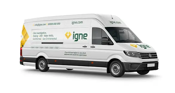 igne branding on a vehicle graphic